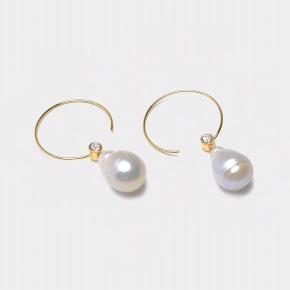 Last one Faux pearl Earrings Art deco European design - Picture 7 of 9